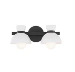 Meridian M80074 2 Light 17"W Vanity - Black. Fixed Price $216.00.