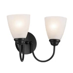 Kichler 45638 Jolie 2 Light 13"W Vanity - Black. Fixed Price $59.98.