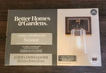 Better Homes & Gardens Indoor Wall Sconce Vanity Light, Bronze Metal Glass Shade. Fixed Price $19.99.