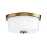Maxim 5691WTNAB Fuller 2 Light Flush Mount-natural Aged Brass. Fixed Price $94.00.