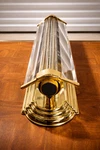 Modern 4-LIGHT Wall Mount Vanity Fixture Glass Bead Brass Bathroom Sconce.. Fixed Price $134.00.