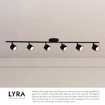 Lyra 43 Led Track Black Kuzco Lighting Dimmable Adjustable Heads. Fixed Price $75.90.