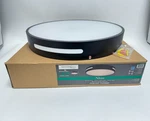 New Canarm Niven CL-19-20-BK Led Flush Mount Light 40W 20" Matte Black Dimmable. Fixed Price $89.00.