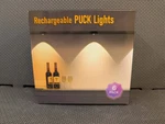 Willed Rechargeable Puck Lights With Remote Control, 3 Color Temperatures And Ti. Fixed Price $30.00.