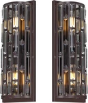 Doraimi Lighting 2 Pack Crystal Bathroom Wall Sconce Modern And Concise. Fixed Price $120.00.