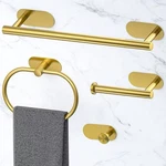 4PCS Bathroom Hardware Set Stainless Steel Towel Bar. Fixed Price $19.95.