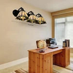 Light Fixtures Wall Sconce Lamp Tiffany Style Vintage Stained Glass Mounted. Fixed Price $110.71.