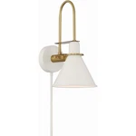 Crystorama MED-B5501-WH Medford 10 Inch 60.00 Watt White Task Sconce Wall Light. Fixed Price $198.40.