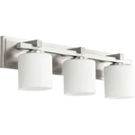 Quorum Vanity Light, Satin Nickel 5369-3-65. Fixed Price $233.60.