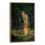 Framed Wall Art Fairy Tale Midsummer Eve With Girl And Elves By Edward Robert. Fixed Price $49.81.