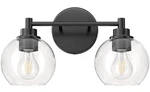 Vonluce Bathroom Fixtures, 2-LIGHT Vanity With Globe Glass. Fixed Price $29.99.