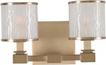 Destin 2 Light Bath Fixture-brushed Bronze Finish. Fixed Price $989.00.