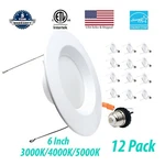 3BRIX 12X 6 15W Led Retrofit Downlight Baffle Trim Recessed Dimmable Light-etl. Fixed Price $109.99.