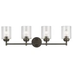 Kichler 45887 Bronze Winslow 9"W Ceiling Light With Seedy Glass Shade. Fixed Price $179.97.