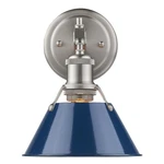 Golden Lighting 3306-BA1 Pw Orwell 10" Tall Bathroom Sconce Blue. Fixed Price $129.99.