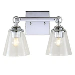 Jonathan Lighting JYL7433 Marion 2 13"W Bathroom Vanity - Chrome. Fixed Price $79.01.