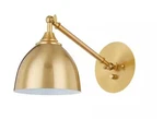 Home Decorators 1-LIGHT Sconce Aged Brass Finish Metal Shade. Fixed Price $24.49.