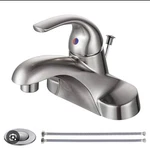 Wowow Bathroom Faucet 1 Handle Low Arc Single 4 Inch Centerset.... Fixed Price $19.96.