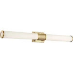 Nuvo Lighting Caper Led Large Vanity, Brushed Brass/frosted Lens 62-1603. Fixed Price $273.60.