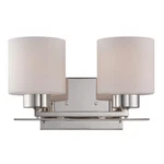 Nuvo Lighting 60/5202 Parallel 13"W Bathroom Vanity - Nickel. Fixed Price $179.99.
