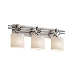 Justice Design Group FSN850330OPALNCKL Fusion Collection Argyle 4LIGHT Bath. Fixed Price $220.00.