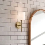 Kichler Ali 1-LIGHT Sconce Brushed Natural Brass/etched Cased Opal 55140BNB. Fixed Price $123.49.