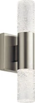 Elan Glacial Glow Led Wall Sconce 2 Light 17" Tall - Nickel. Fixed Price $279.99.
