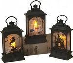 Gerson 5.3"H B/o Lighted Halloween Lantern With Led Candle, Assorted. Fixed Price $35.05.