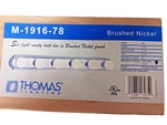 Thomas Lighting M-1916-78 Six Vanity Bath Bar Light, Brushed Nickel. Fixed Price $32.00.