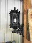 Heavy Solid Gothic Cast Iron Victorian Style Sconces - WL005C. Fixed Price $450.00.