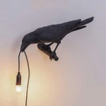 Aooxida Luluckly Raven Light Birds Table Lamps Bedroom Resin D, Black Right. Fixed Price $49.99.