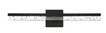 Jonathan Lighting JYL7128A Mario 22" W Led Minimalist Bath Bar - Black/clear. Fixed Price $101.83.