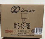 Z-lite 815-1S-RB Wall Sconce Brushed Brass White Shade Metal Fabric. Fixed Price $97.30.