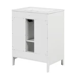Elegant 24-INCH Bathroom Vanity Set, Water-resistant Ceramic Sink, Ample. Fixed Price $363.46.