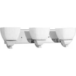 Progress Lighting Appeal Collection 3-LIGHT Polished Chrome Bath Vanity. Fixed Price $31.99.
