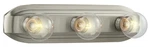 Designers Fountain 6613 Three Light 300 Watt Bathroom Fixture - Nickel. Fixed Price $26.26.