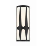 Crystorama Royston Integrated Sconce, Black/white ROY-802-BK-LED. Fixed Price $228.00.