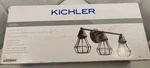 Kichler 'bayley' 3 Lght Vanity Ole Bronze Finish Vintage Style Bulbs Inc 0809666. Fixed Price $68.99.