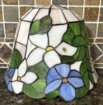Dale Tiffany 3659/1LTW Flower Basket Wall Sconce Light Art Glass Shade. Fixed Price $99.99.