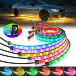 6PCS Car Rgb Led Underglow Light Smart Neon Accent Strip Kit Dream Color Chasing. Fixed Price $50.93.