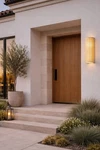 Minimalist Modern Flutted Japandi Ambiance Pleats Wall Sconce Frosted Glass New. Fixed Price $90.00.