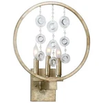 Cyan Design Emila Three Light Wall Bracket, Silver Leaf - 02620. Fixed Price $94.99.