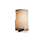 Justice Design Textile Century Ada 1 Lt Sconce, Pol. Chrome, Crm, Led. Fixed Price $230.40.