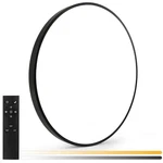 Drewaay 24 Inch Flush Mount Ceiling Light Fixture Dimmable Remote 3000K-6500K. Fixed Price $82.34.