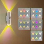 1 Pc Smart Rgb Motion Sensor Night Light Magnetic Rechargeable Wall Lamp. Fixed Price $10.49.