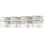 Z-lite 1938-4V-BN Bennington Vanity, 4-LIGHT 400 Total Watts, Brushed Nickel. Fixed Price $208.00.