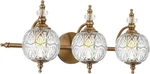 Brushed Gold Bathroom Vanity Light Fixture Vintage Style - 3 G9 Bulb Co.... Fixed Price $79.99.