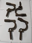 Vintage Beardsley Glass Insulator Cast Iron Bracket Mount. Fixed Price $29.00.