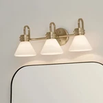 Kichler 55155 Farum 26 In. 3-LIGHT Champagne Bronze Modern Bathroom Vanity. Fixed Price $142.45.