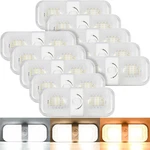 Retisee 10 Pcs Rv Lights Interior 1700LM 3 Color 12V Led Dome Ceiling. Fixed Price $142.96.